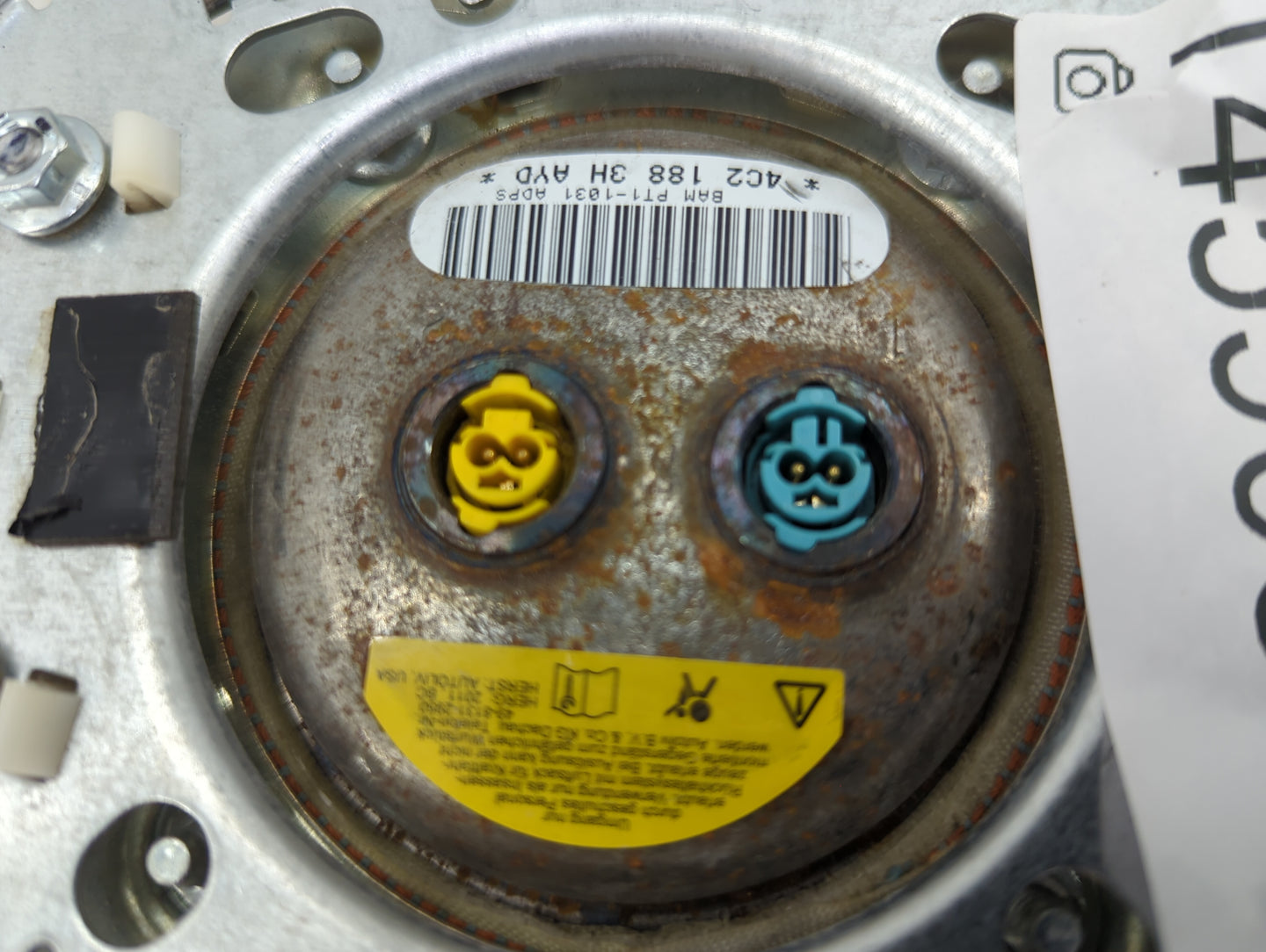 2012 Dodge Charger Air Bag Driver Left Steering Wheel Mounted 1459083 - Oemusedautoparts1.com