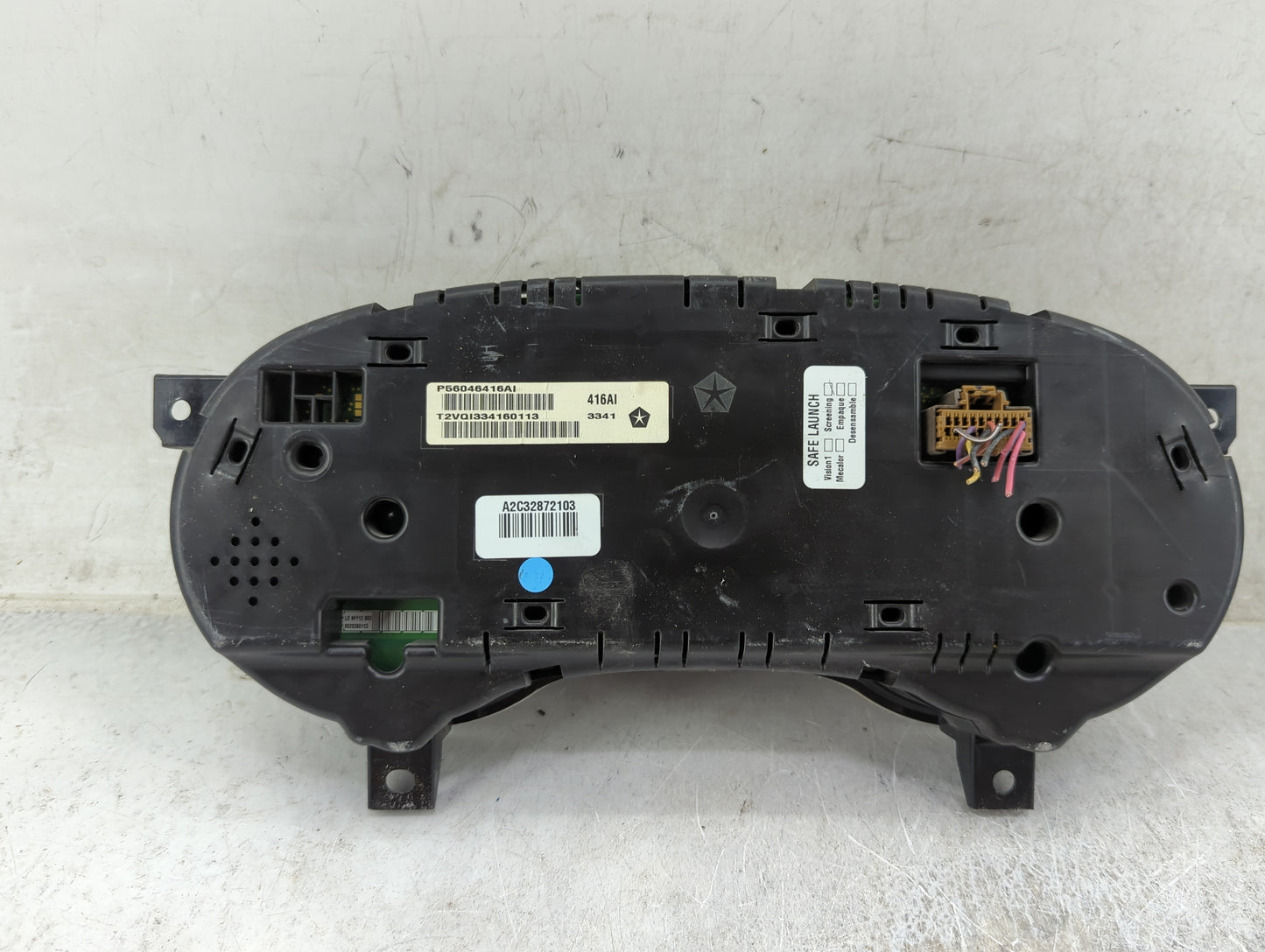 2012 Dodge Charger Instrument Cluster Speedometer Gauges P/N:P56046416AI A2C32872103 Miles: Fits OEM Used Auto Parts - Oemus