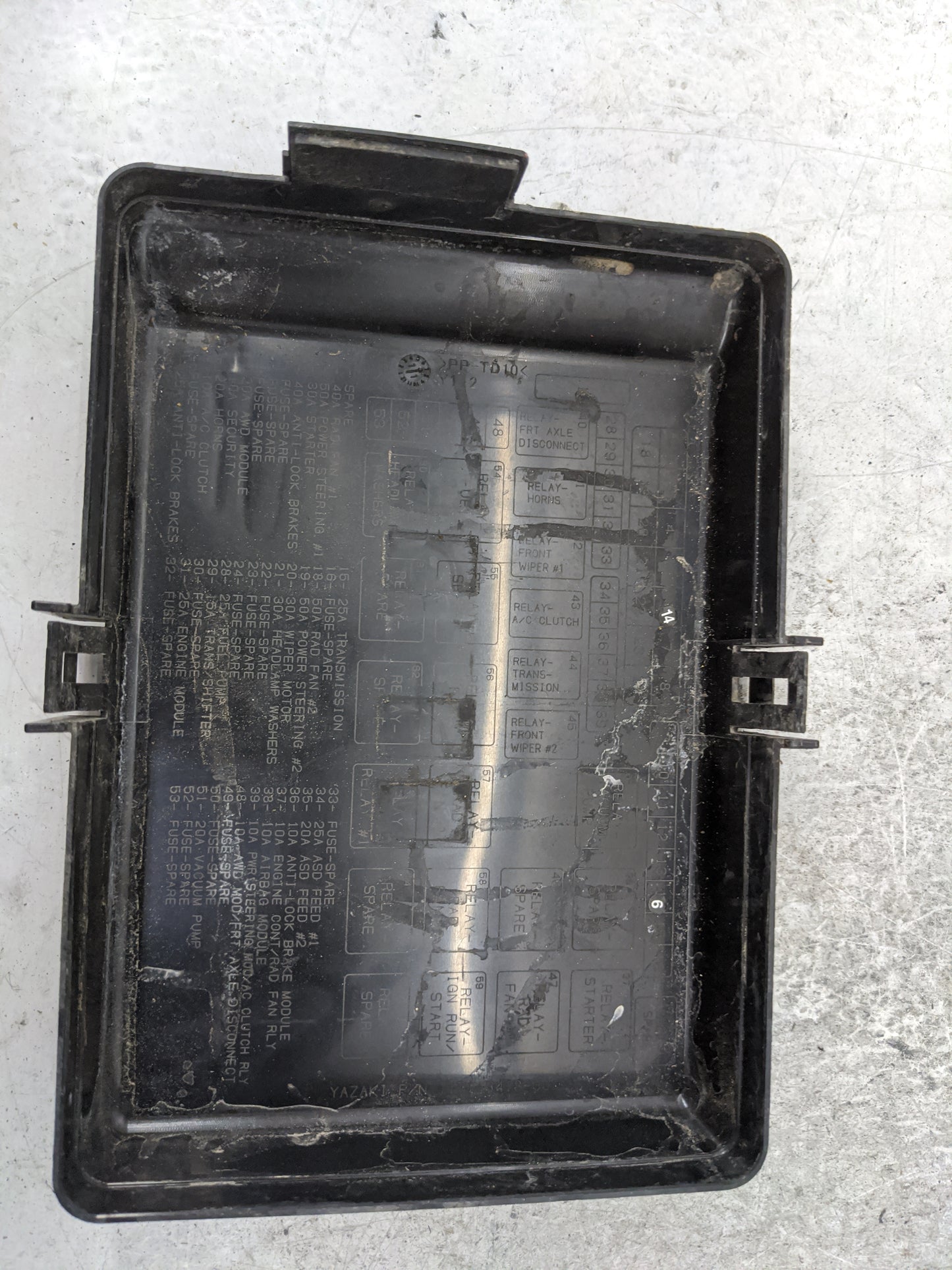 2012-2014 Dodge Charger Fusebox Fuse Box Panel Relay Module P/N:04-0149-30 Fits Fits 2012 2013 2014 OEM Used Auto Parts - Oe