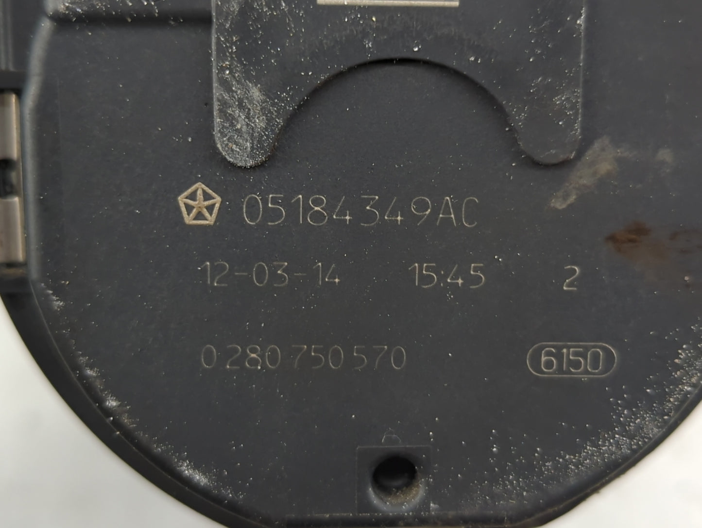 2011-2022 Dodge Charger Throttle Body P/N:05184349AF 05184349AE Fits OEM Used Auto Parts - Oemusedautoparts1.com