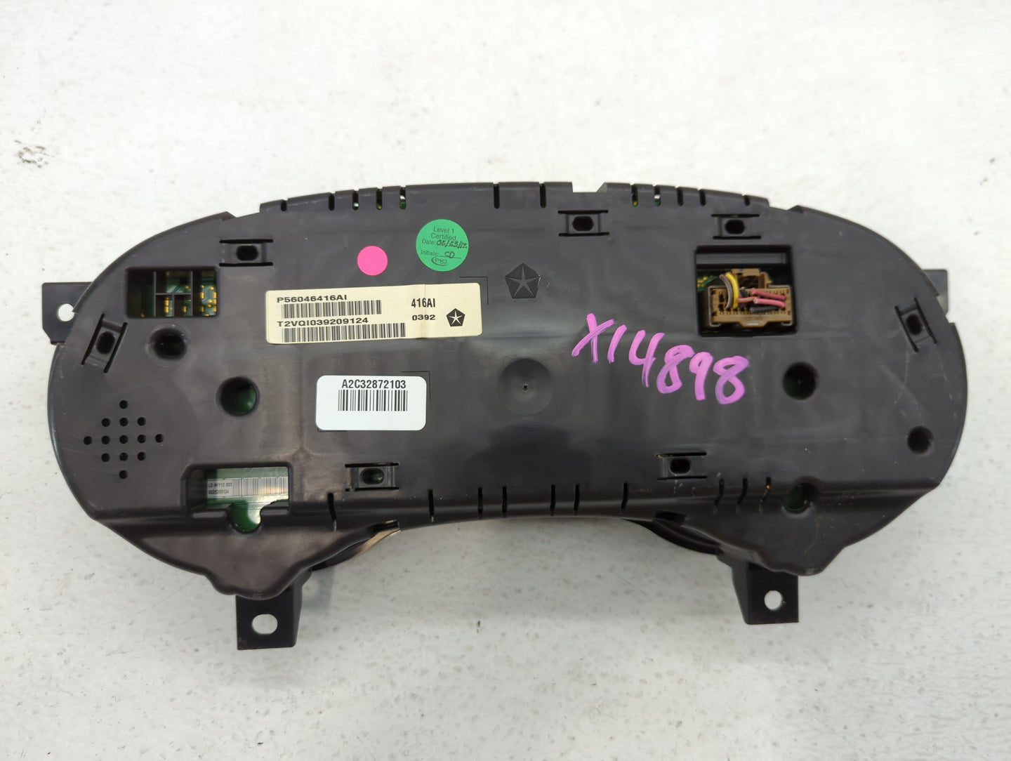 2011 Dodge Charger Instrument Cluster Speedometer Gauges P/N:P56046416AI Fits OEM Used Auto Parts - Oemusedautoparts1.com