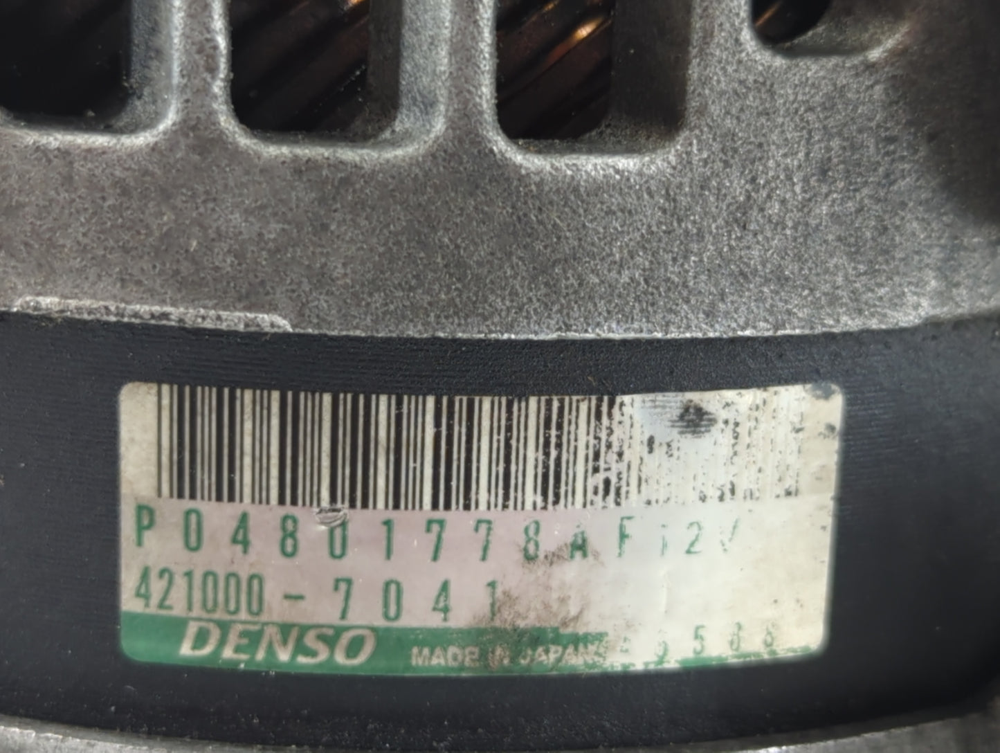 2011-2022 Dodge Charger Alternator Replacement Generator Charging Assembly Engine OEM Fits OEM Used Auto Parts - Oemusedauto