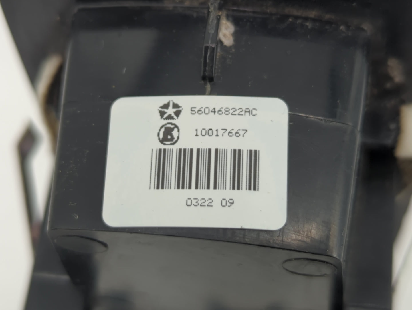 2011-2014 Dodge Charger Master Power Window Switch Replacement Driver Side Left P/N:56046822AC Fits OEM Used Auto Parts - Oe