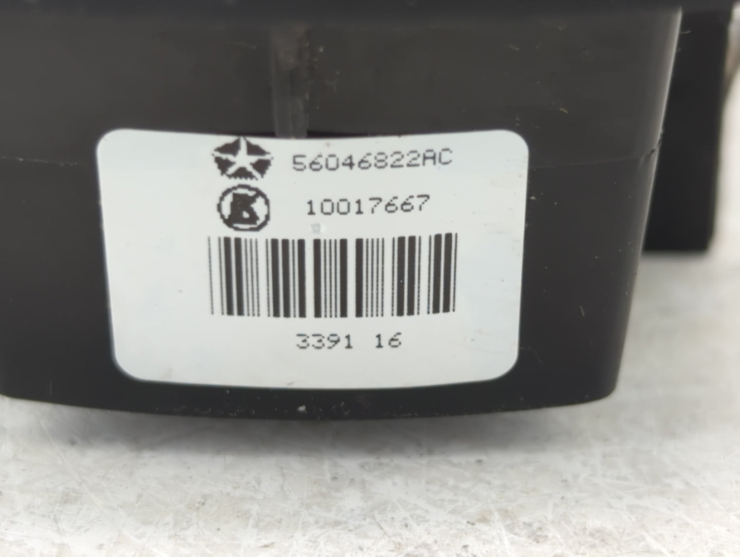 2011-2014 Dodge Charger Master Power Window Switch Replacement Driver Side Left P/N:56046822AC Fits OEM Used Auto Parts - Oe