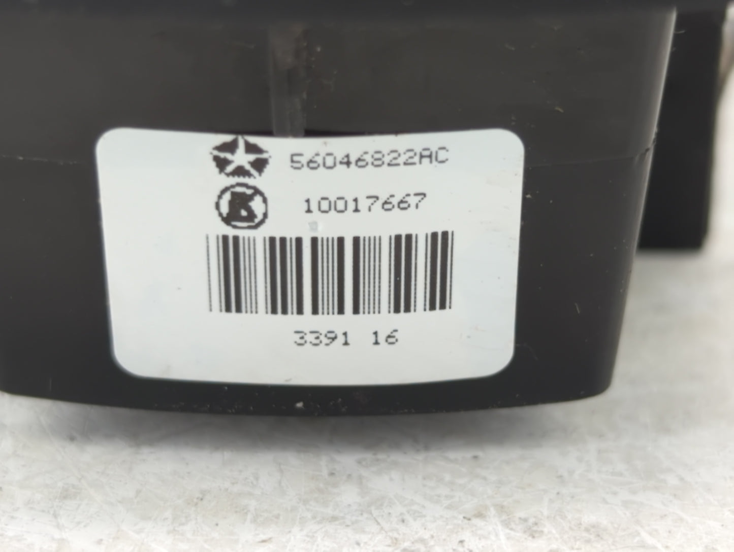 2011-2014 Dodge Charger Master Power Window Switch Replacement Driver Side Left P/N:56046822AC Fits OEM Used Auto Parts - Oe