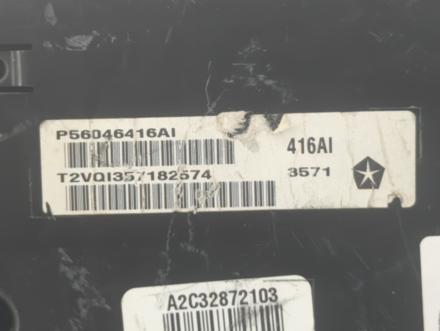 2012 Dodge Charger Instrument Cluster Speedometer Gauges P/N:P56046416AI Miles: Fits OEM Used Auto Parts - Oemusedautoparts1