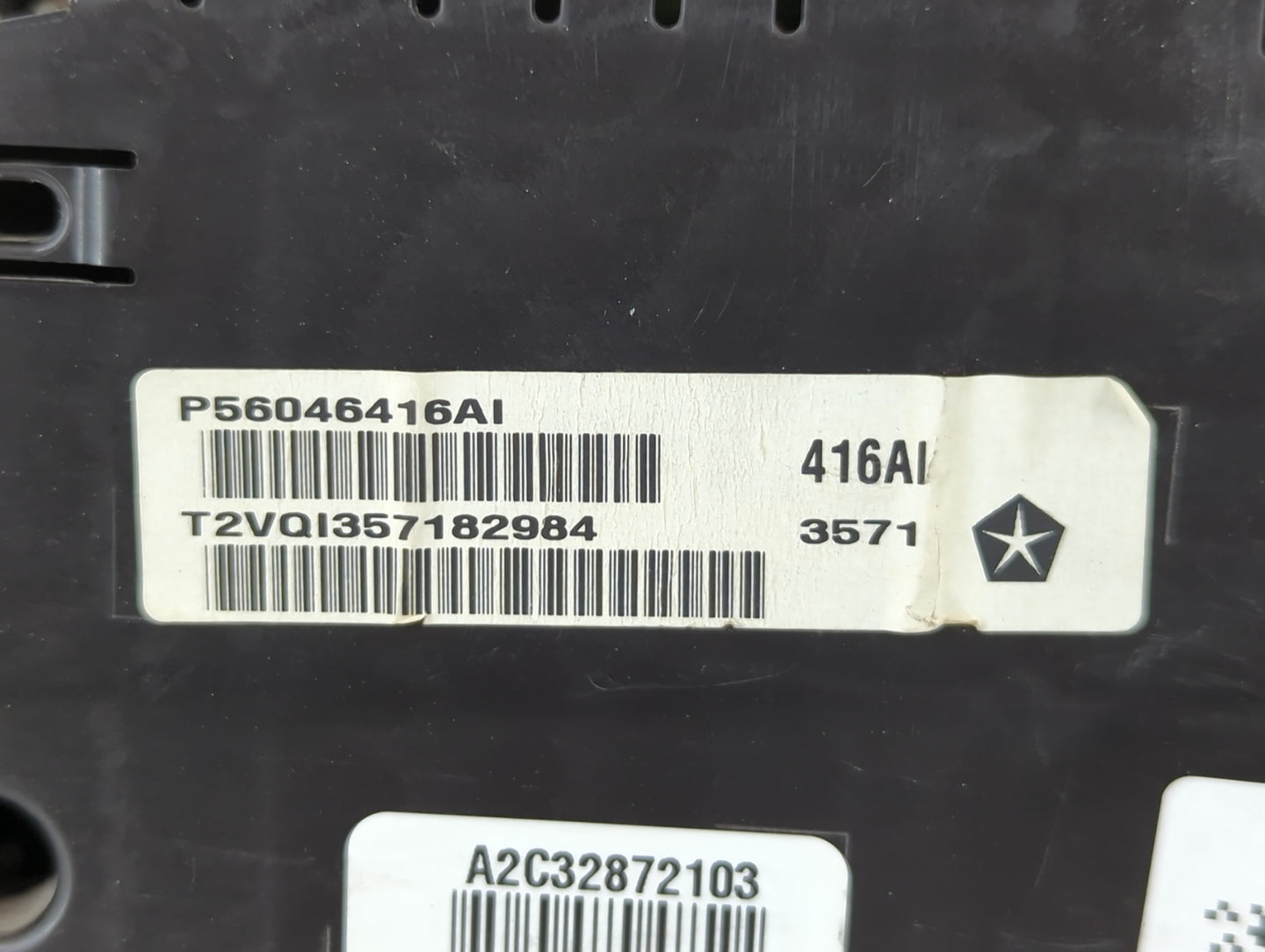2012 Dodge Charger Instrument Cluster Speedometer Gauges P/N:P56046416AI Fits OEM Used Auto Parts - Oemusedautoparts1.com