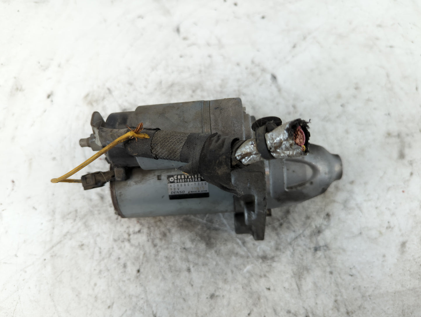 2011-2016 Dodge Charger Car Starter Motor Solenoid OEM P/N:428000-7210 04801852AB Fits Fits 2011 2012 2013 2014 2015 2016 OE