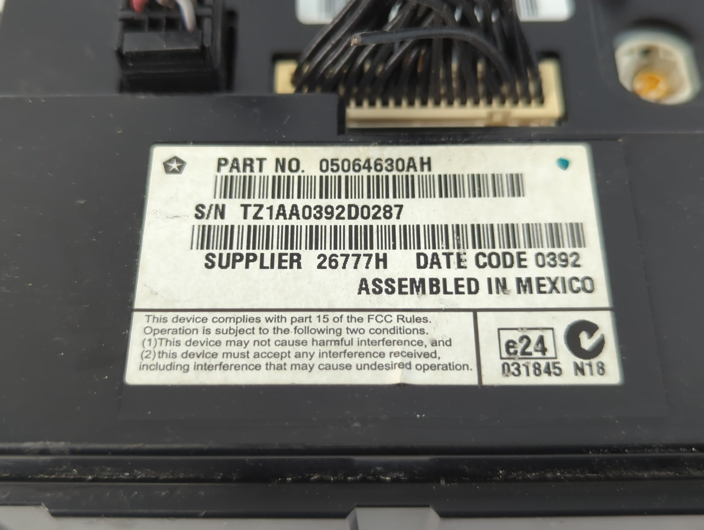 2012-2012 Dodge Charger Am Fm Cd Player Radio Receiver - Oemusedautoparts1.com