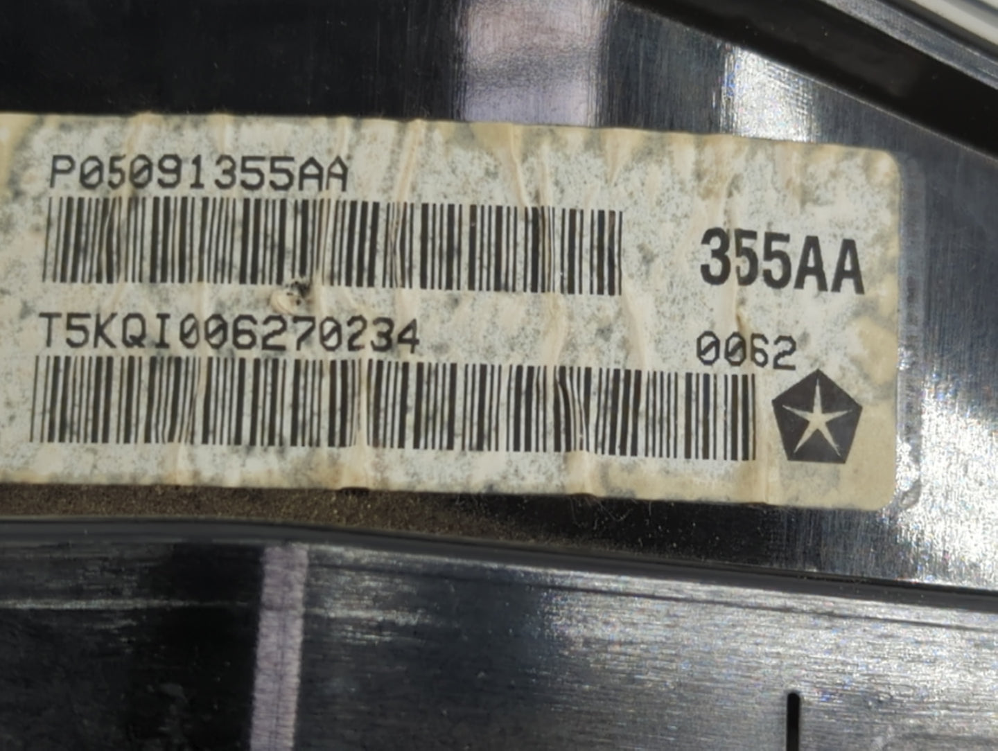 2012 Dodge D150 Instrument Cluster Speedometer Gauges P/N:05091355AA Fits OEM Used Auto Parts - Oemusedautoparts1.com