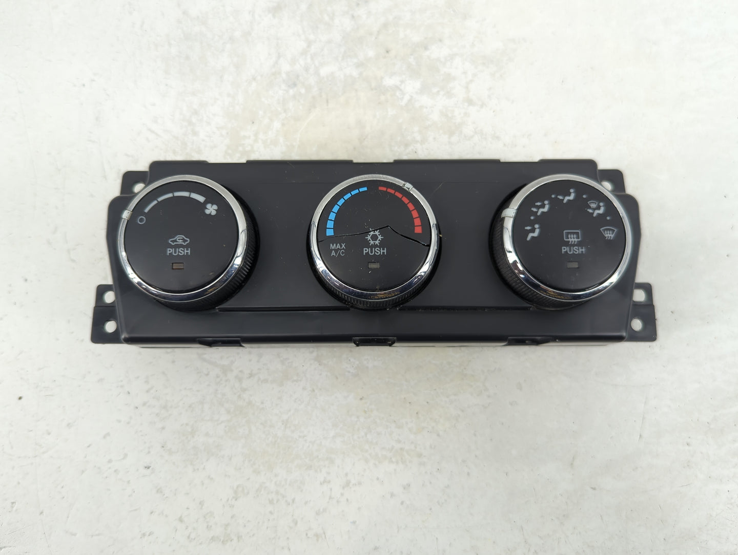 2012 Dodge Dodge 1500 Pickup Climate Control Module Temperature AC/Heater Replacement P/N:55111290AD Fits Fits 2011 OEM Used