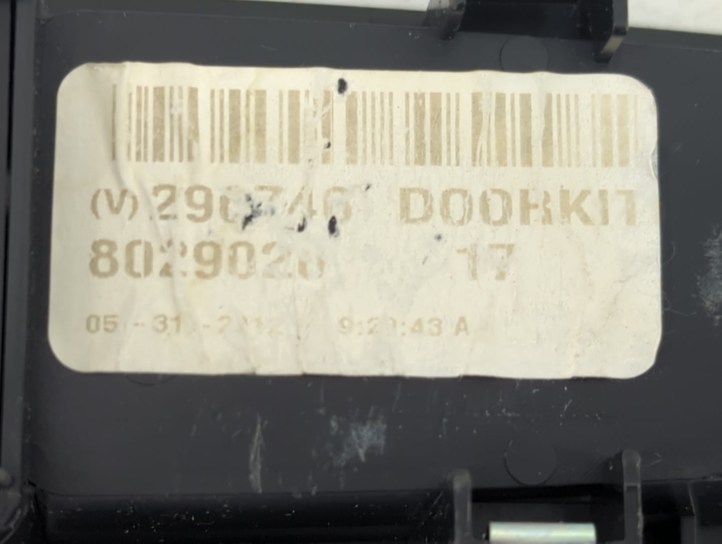 2012 Dodge Dodge 1500 Pickup Master Power Window Switch Replacement Driver Side Left Fits OEM Used Auto Parts - Oemusedautop