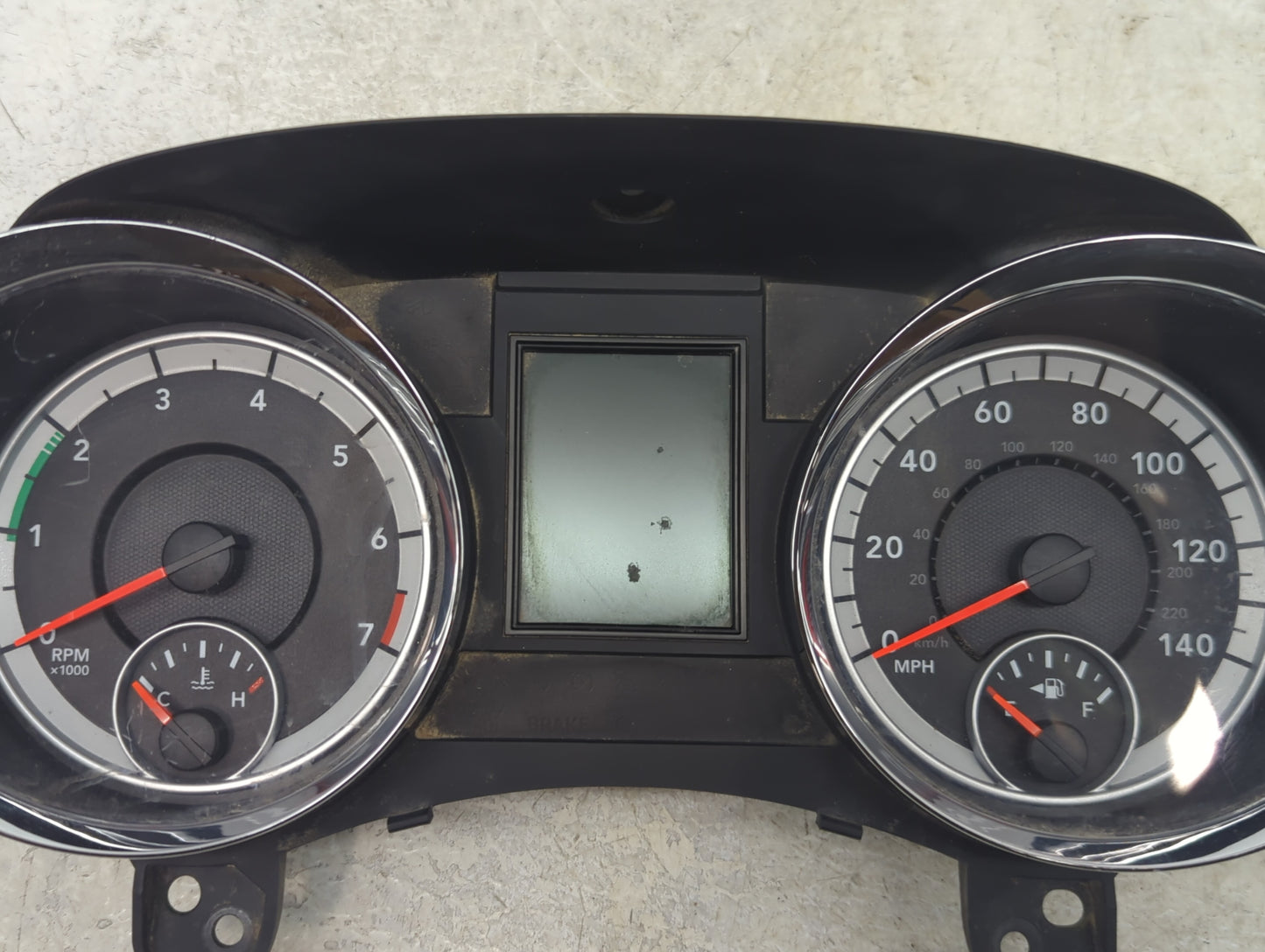 2012 Dodge Durango Instrument Cluster Speedometer Gauges P/N:P05172603AK Fits OEM Used Auto Parts - Oemusedautoparts1.com