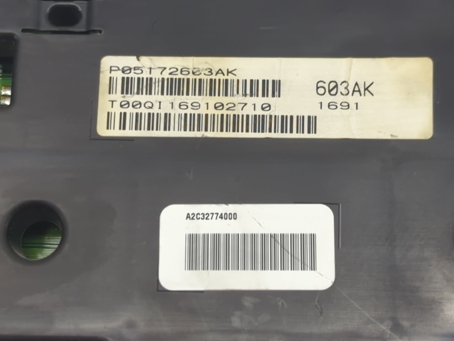 2012 Dodge Durango Instrument Cluster Speedometer Gauges P/N:P05172603AK Fits OEM Used Auto Parts - Oemusedautoparts1.com