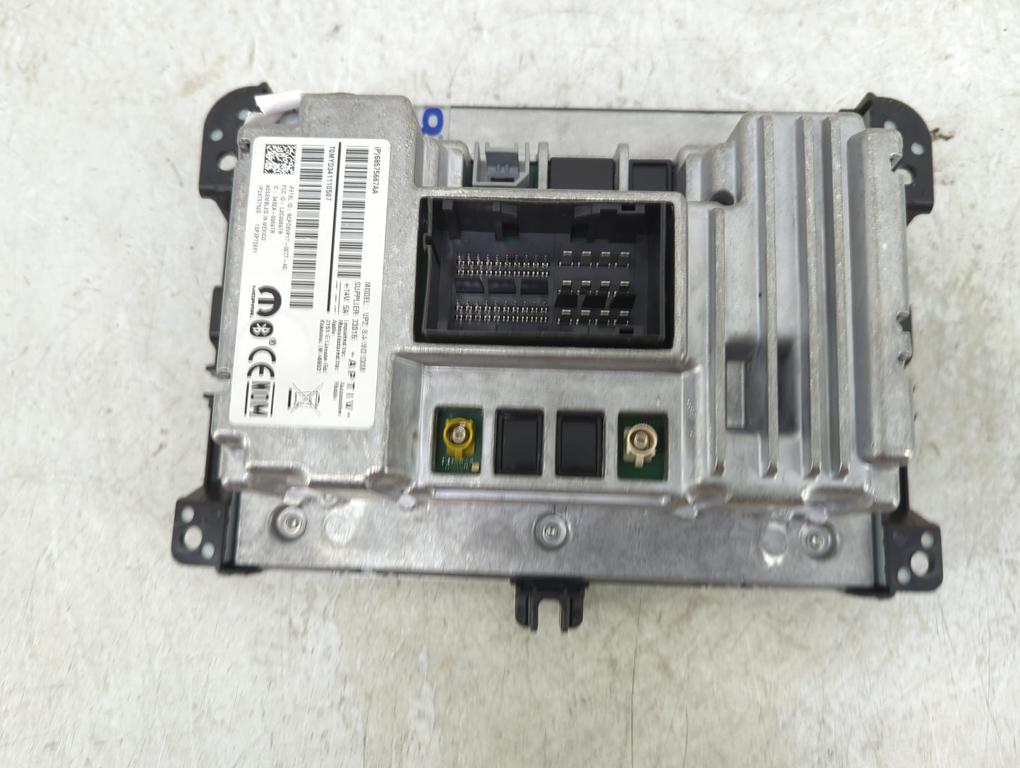 2012 Dodge Durango Radio AM FM Cd Player Receiver Replacement P/N:68575667AA Fits OEM Used Auto Parts - Oemusedautoparts1.co