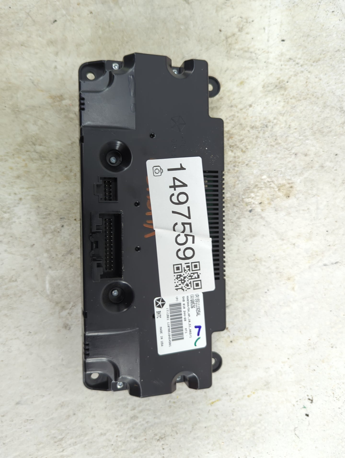 2011-2013 Dodge Durango Climate Control Module Temperature AC/Heater Replacement P/N:55111925AL P55111925AL Fits OEM Used Au