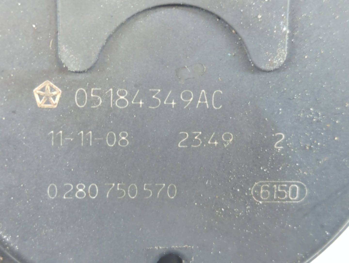 2011-2022 Dodge Durango Throttle Body P/N:0 280 750 570 05184349AC Fits OEM Used Auto Parts - Oemusedautoparts1.com