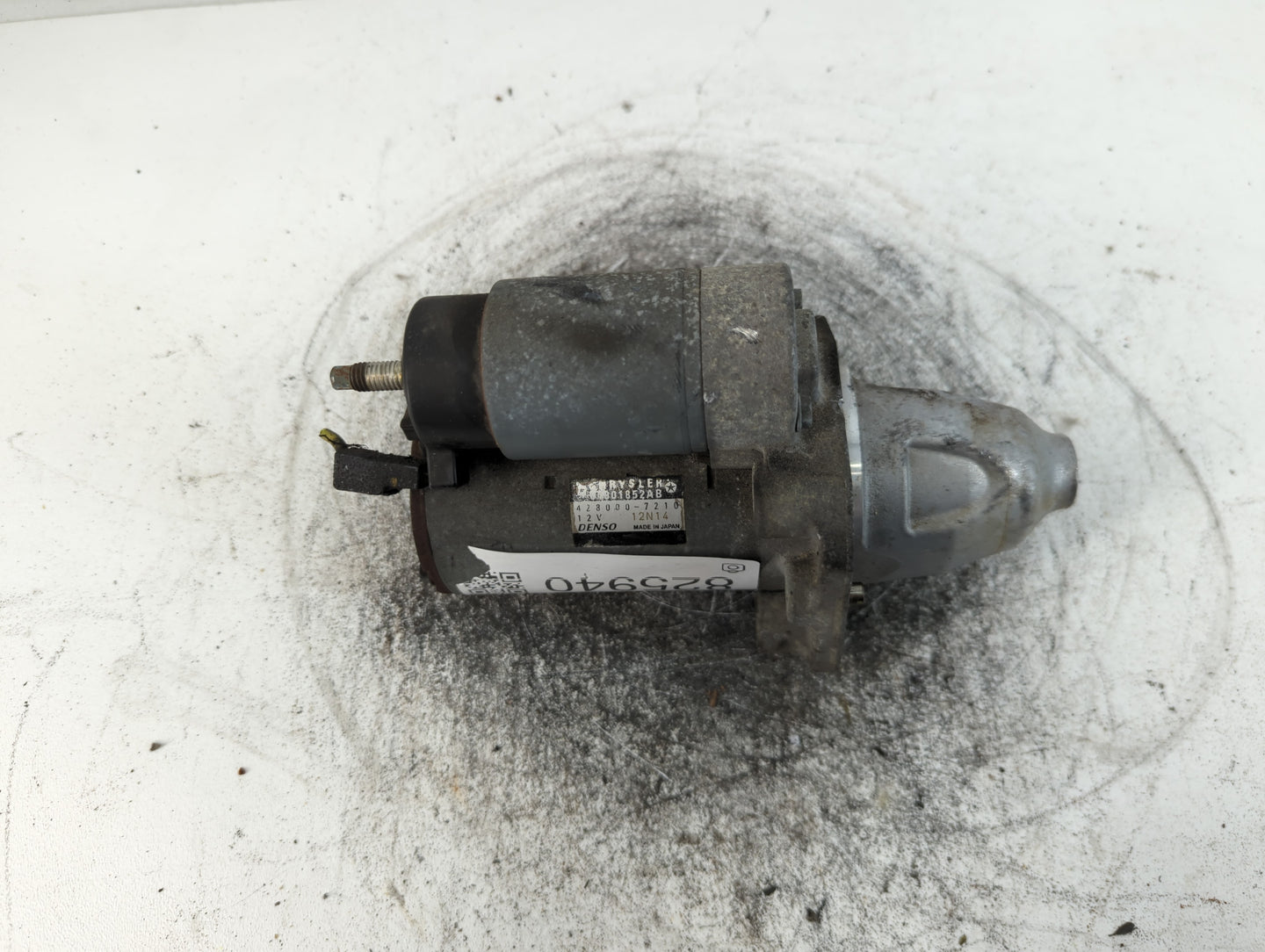 2011-2015 Dodge Durango Car Starter Motor Solenoid OEM P/N:428000-7210 Fits Fits 2011 2012 2013 2014 2015 2016 OEM Used Auto