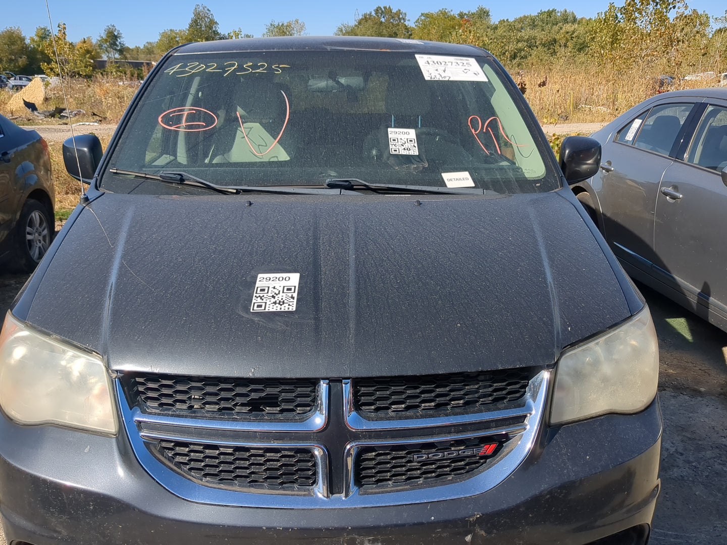 2011-2020 Dodge Grand Caravan Hood Oem 1192464 - Oemusedautoparts1.com