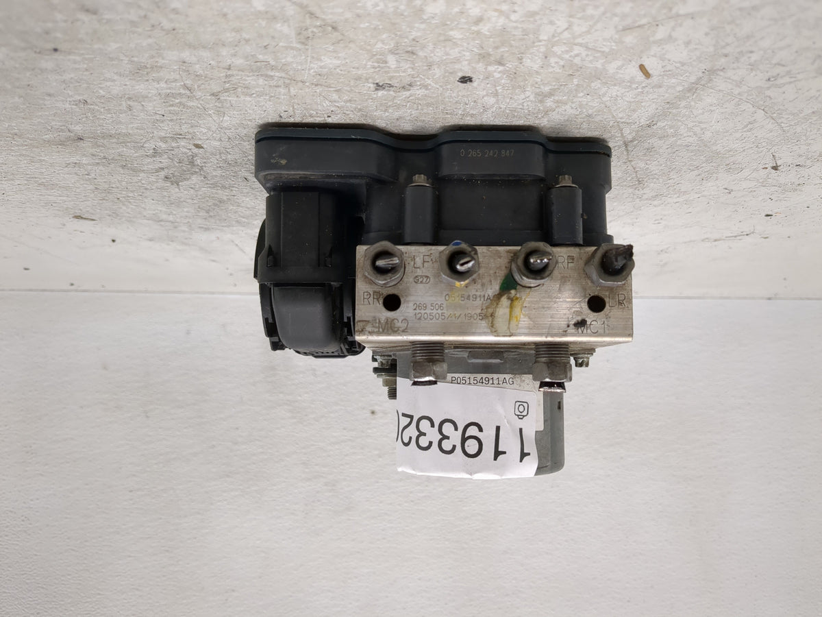 2012 Dodge Grand Caravan Anti-Lock Brake ABS Pump Module Actuator OEM P/N:269 506 0265 242 847, 0265956023 Fits OEM Used Aut