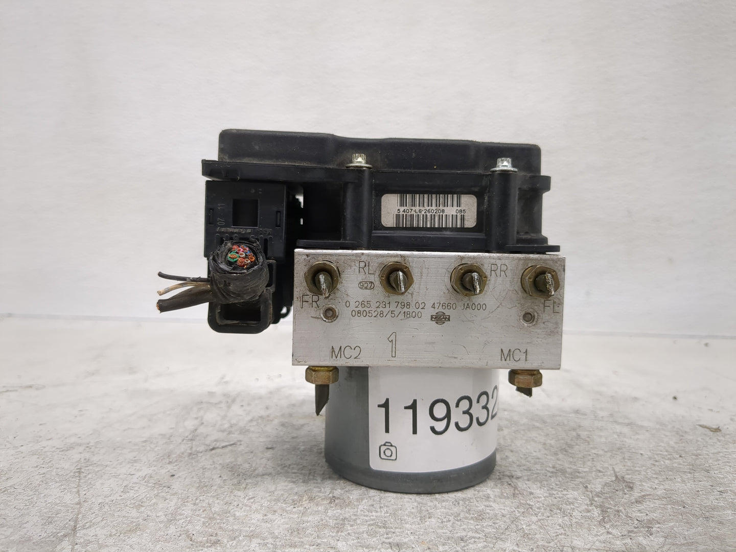 2012 Dodge Grand Caravan ABS Pump Control Module Replacement P/N:269 506 0265 242 847, 0265956023 Fits OEM Used Auto Parts -