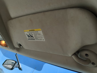 compare product 2011-2020 Dodge Grand Caravan Sun Visor Shade Replacement Passenger Right Mirror Fits OEM Used Auto Parts