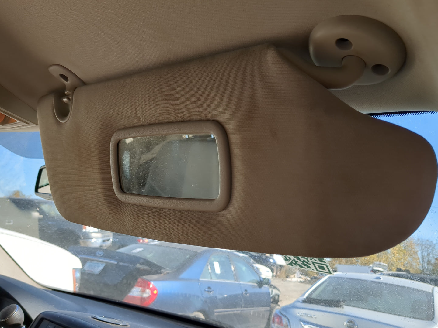 2011-2020 Dodge Grand Caravan Sun Visor Shade Replacement Passenger Right Mirror Fits OEM Used Auto Parts - Oemusedautoparts