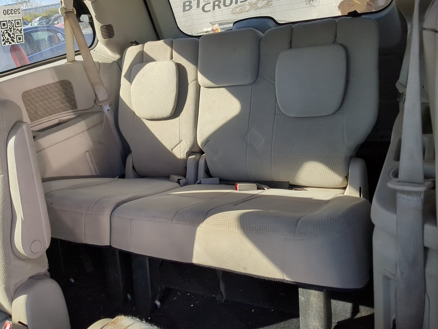 2012 Dodge Grand Caravan Rear Seat Oem 1222904 - Oemusedautoparts1.com