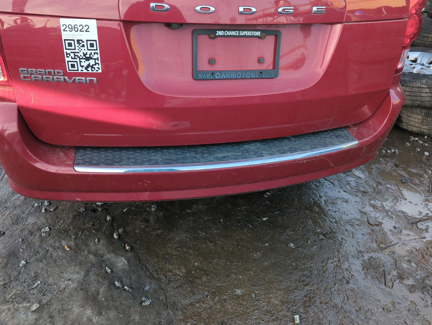 2011-2020 Dodge Grand Caravan Rear Bumper Assembly Oem - Oemusedautoparts1.com