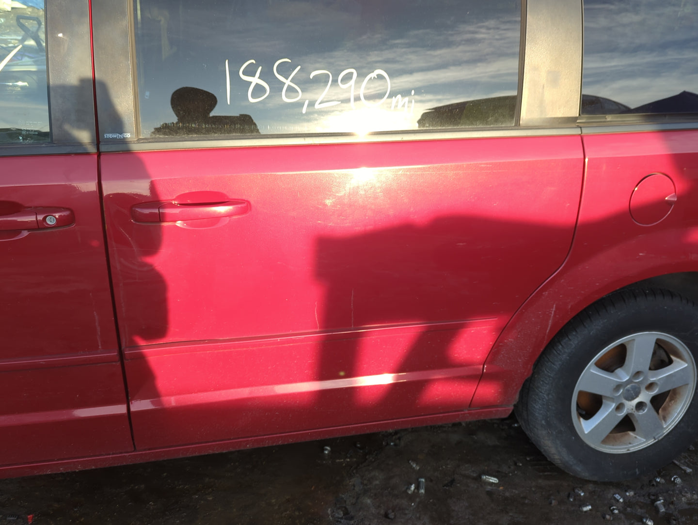 2008-2020 Dodge Grand Caravan Driver Rear Door Oem 1278033 - Oemusedautoparts1.com