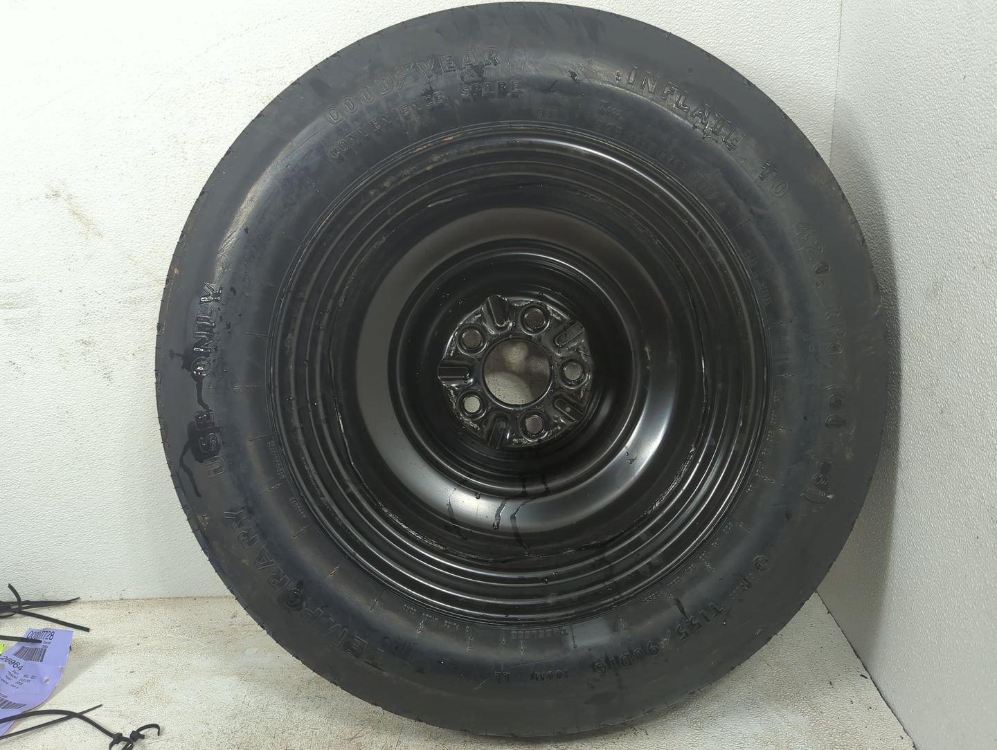 2008-2015 Dodge Grand Caravan Spare Donut Tire Wheel Rim Oem 1312702 - Oemusedautoparts1.com