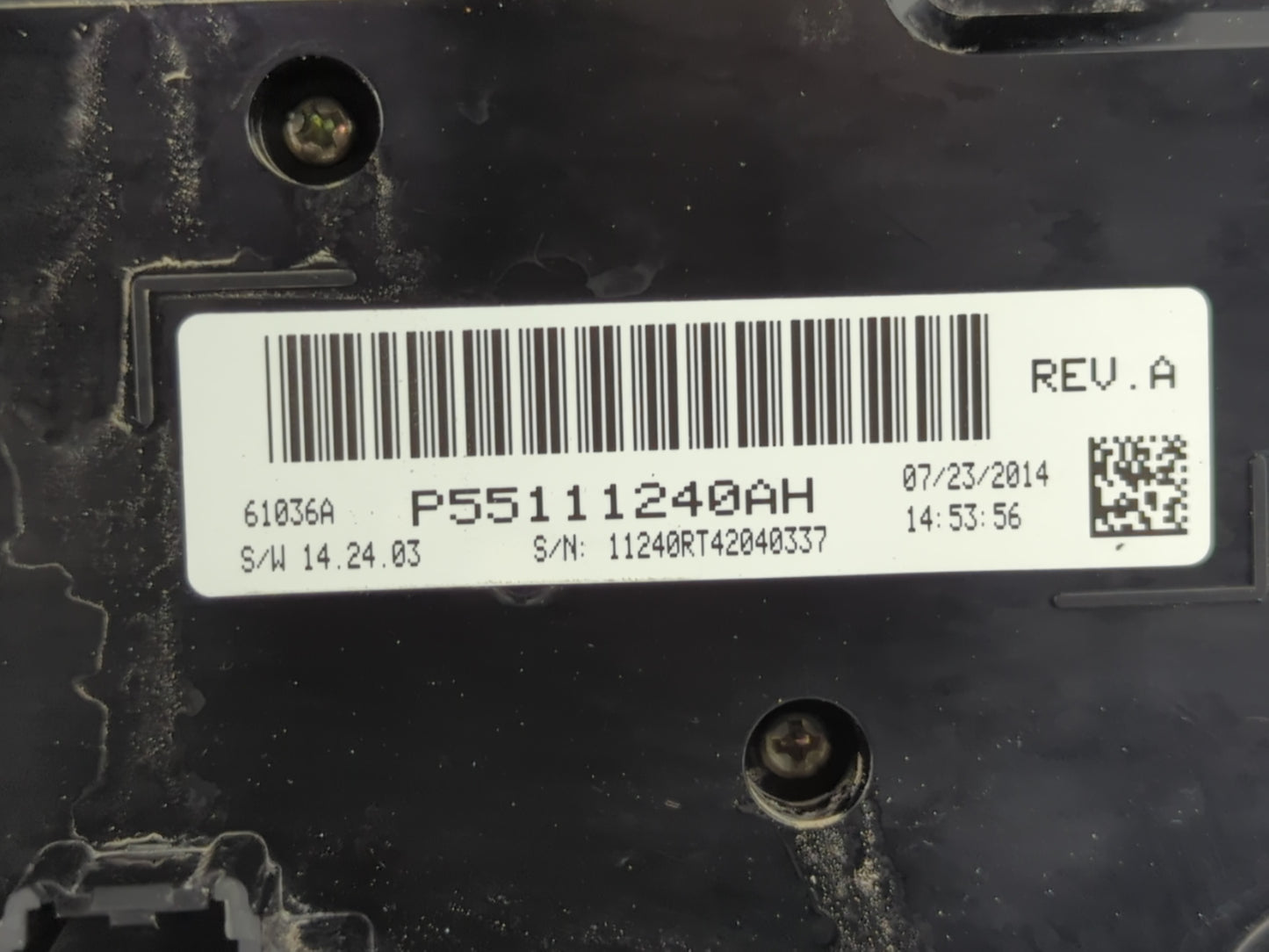 2011-2020 Dodge Grand Caravan Climate Control Module Temperature AC/Heater Replacement P/N:55111240AH Fits OEM Used Auto Par