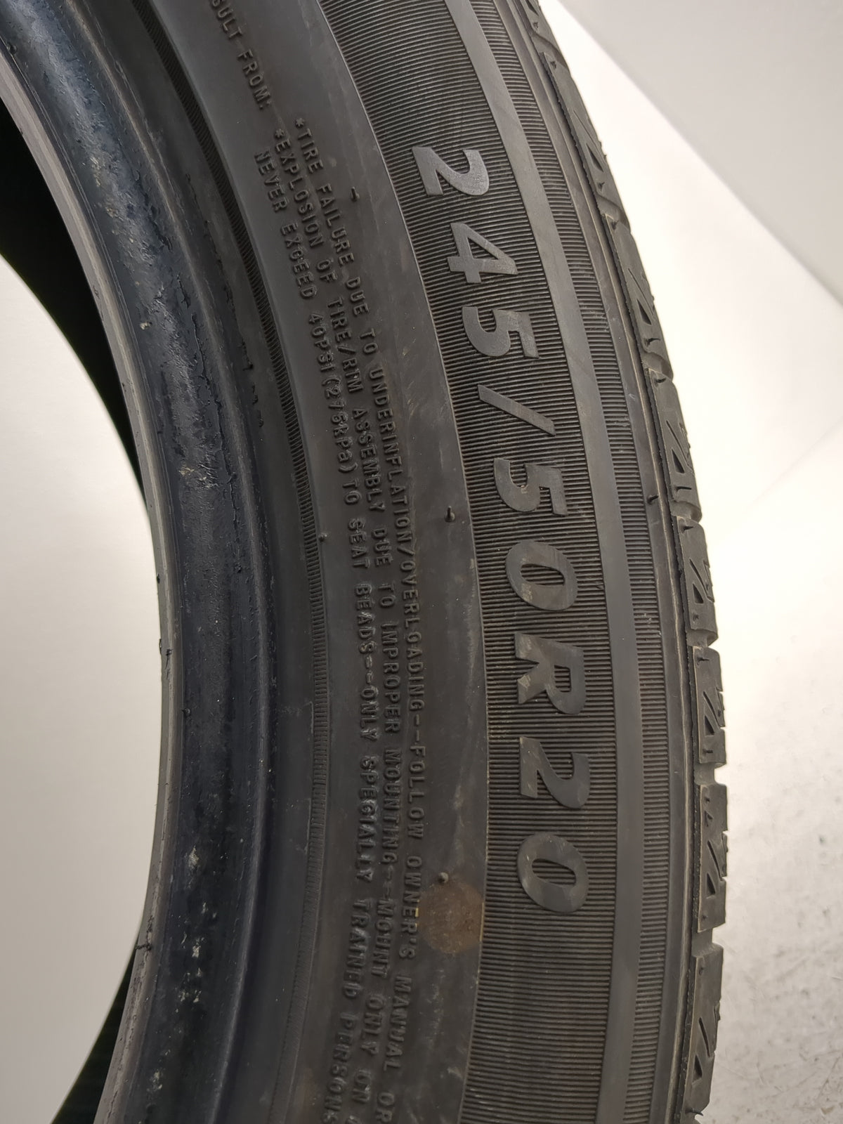 Used Tire 245/50R20 IRONHEAD IRONHEAD 102V - Tread Depth 8/32 - Oemusedautoparts1.com