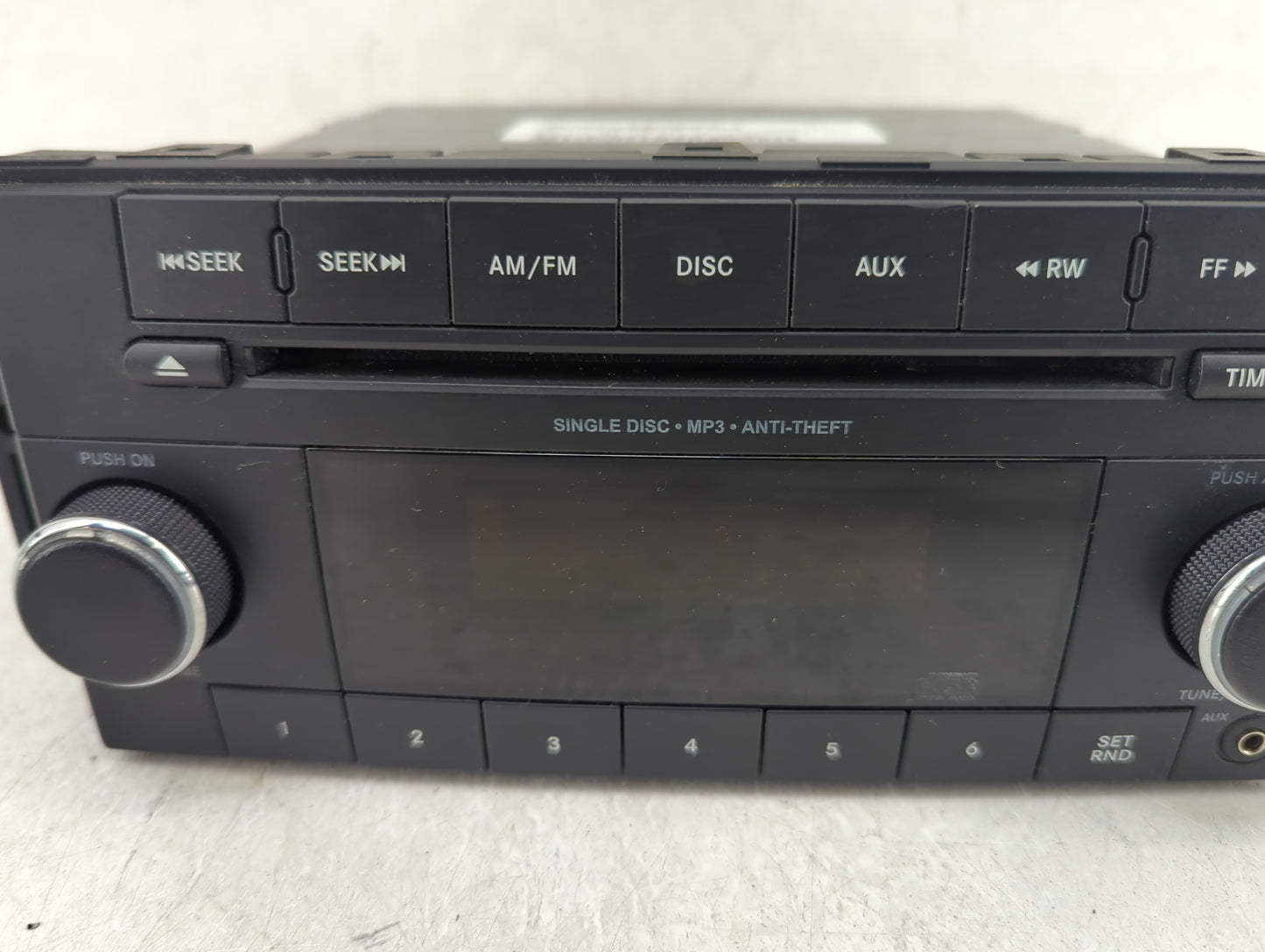 2012-2020 Dodge Grand Caravan Radio AM FM Cd Player Receiver Replacement P/N:05091301AF Fits OEM Used Auto Parts - Oemusedau