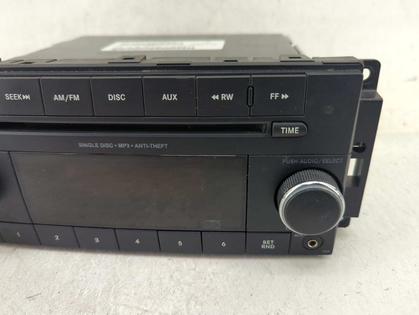 2012-2020 Dodge Grand Caravan Radio AM FM Cd Player Receiver Replacement P/N:05091301AF Fits OEM Used Auto Parts - Oemusedau