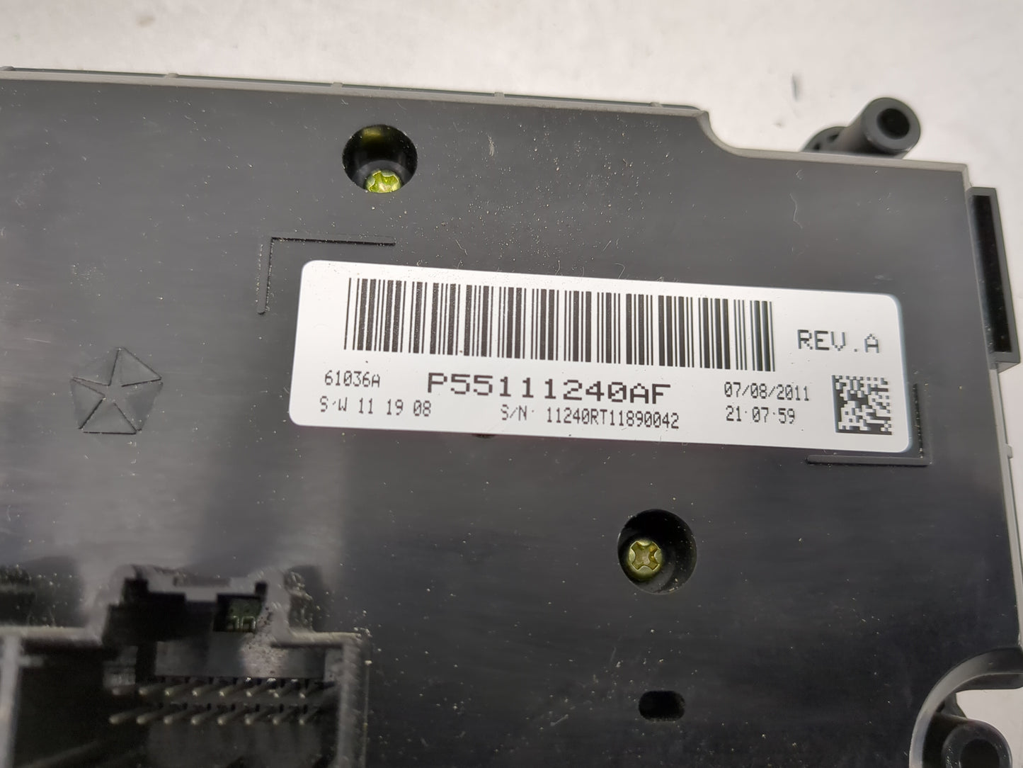 2011-2020 Dodge Grand Caravan Climate Control Module Temperature AC/Heater Replacement P/N:P55111240AF Fits OEM Used Auto Pa