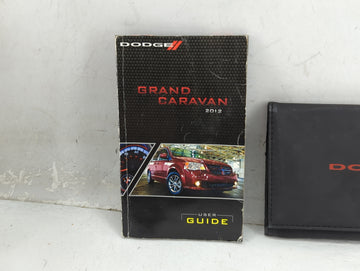 2012 Dodge Grand Caravan Owners Manual Book Guide P/N:12Y532-926-AA OEM Used Auto Parts