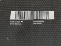 2012 Dodge Grand Caravan Owners Manual Book Guide P/N:12Y532-926-AA OEM Used Auto Parts - Oemusedautoparts1.com