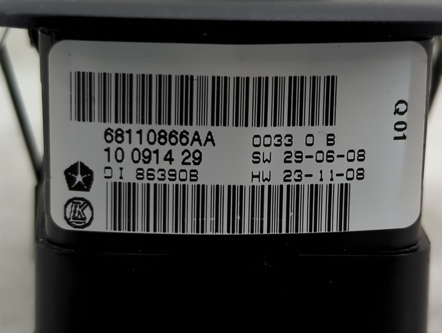 2012-2016 Dodge Grand Caravan Master Power Window Switch Replacement Driver Side Left P/N:68110866AA Fits OEM Used Auto Part