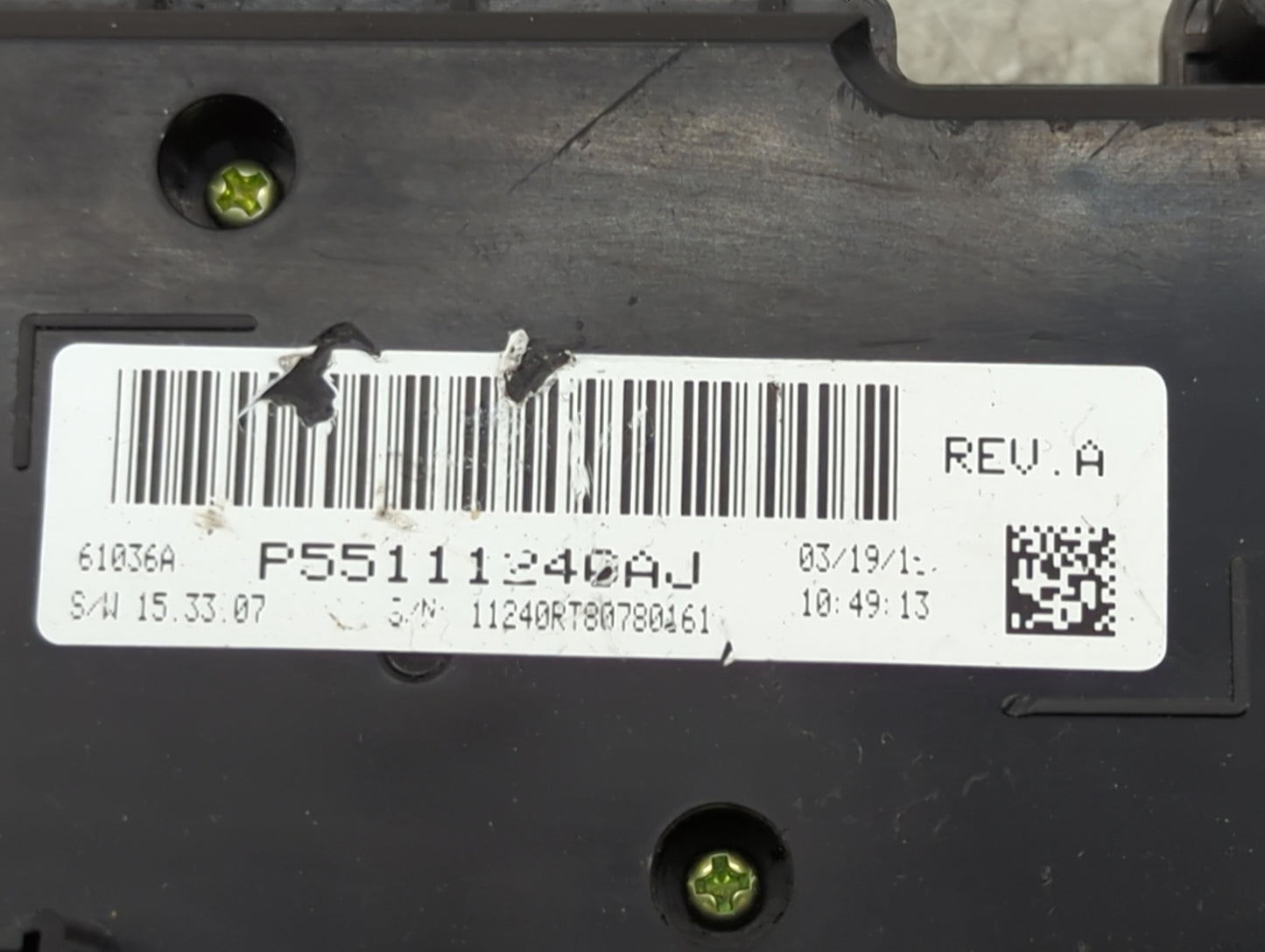 2011-2020 Dodge Grand Caravan Climate Control Module Temperature AC/Heater Replacement P/N:P55111240AJ Fits OEM Used Auto Pa