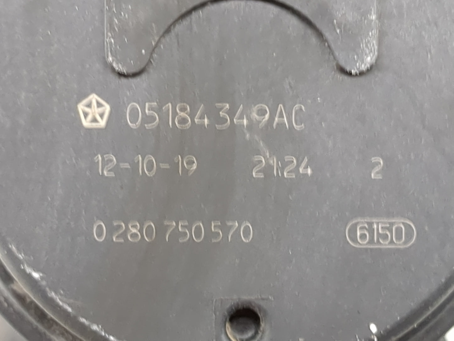2011-2020 Dodge Grand Caravan Throttle Body P/N:05184349AC 0280750570 Fits OEM Used Auto Parts - Oemusedautoparts1.com