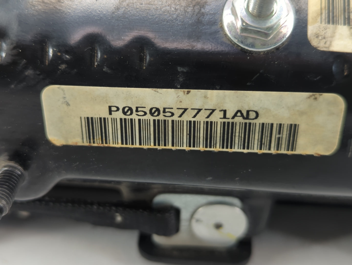 2012 Dodge Grand Caravan Air Bag Driver Left Knee OEM P/N:P05057771AD Fits OEM Used Auto Parts - Oemusedautoparts1.com