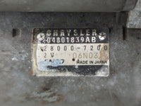 2011-2020 Dodge Grand Caravan Car Starter Motor Solenoid OEM P/N:28000-7200 04801839AB Fits OEM Used Auto Parts - Oemusedaut