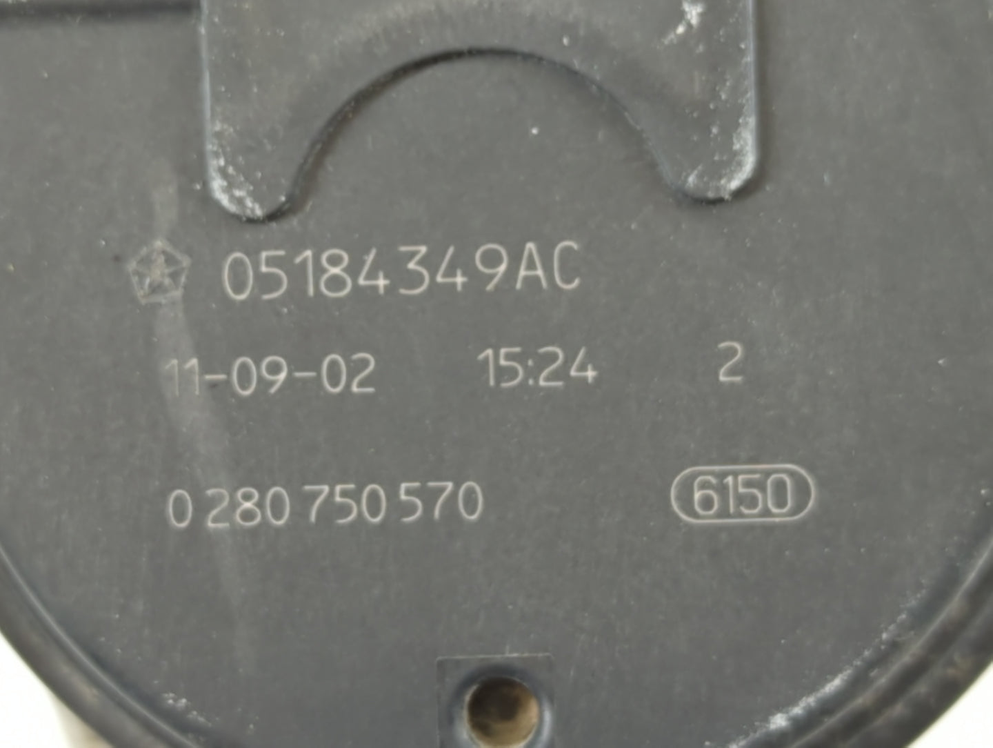 2011-2020 Dodge Grand Caravan Throttle Body P/N:05184349AC 0 280 750 570 Fits OEM Used Auto Parts - Oemusedautoparts1.com