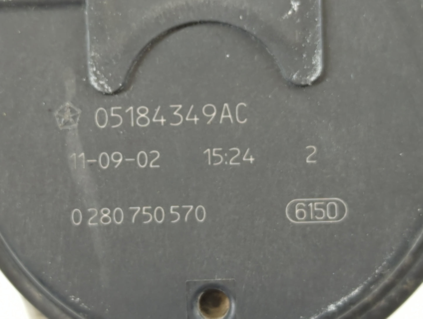 2011-2020 Dodge Grand Caravan Throttle Body P/N:05184349AC 0 280 750 570 Fits OEM Used Auto Parts - Oemusedautoparts1.com