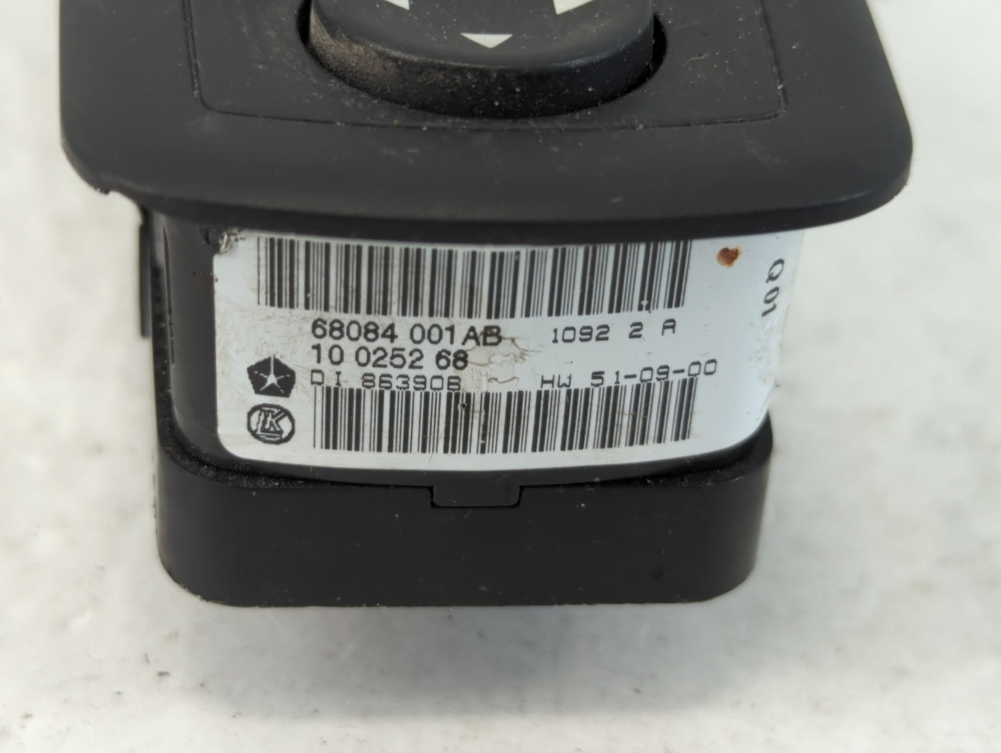 2012 Dodge Journey Master Power Window Switch Replacement Driver Side Left P/N:68084001AB Fits OEM Used Auto Parts - Oemused