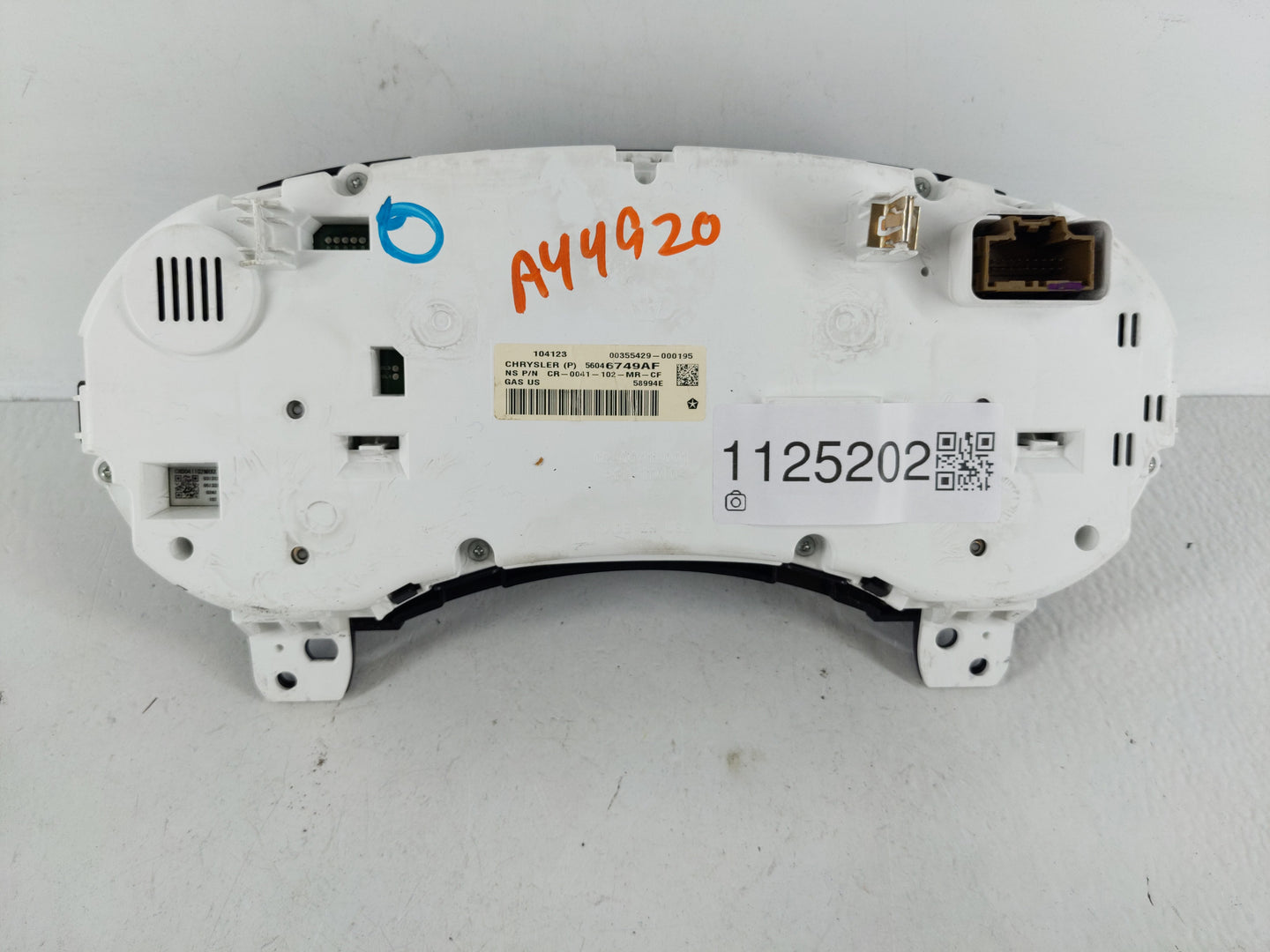 2012 Dodge Journey Instrument Cluster Speedometer Gauges P/N:56046749AF Fits OEM Used Auto Parts - Oemusedautoparts1.com