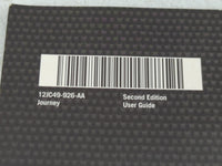 2012 Dodge Journey Owners Manual Book Guide P/N:12JC49-926-AA OEM Used Auto Parts - Oemusedautoparts1.com