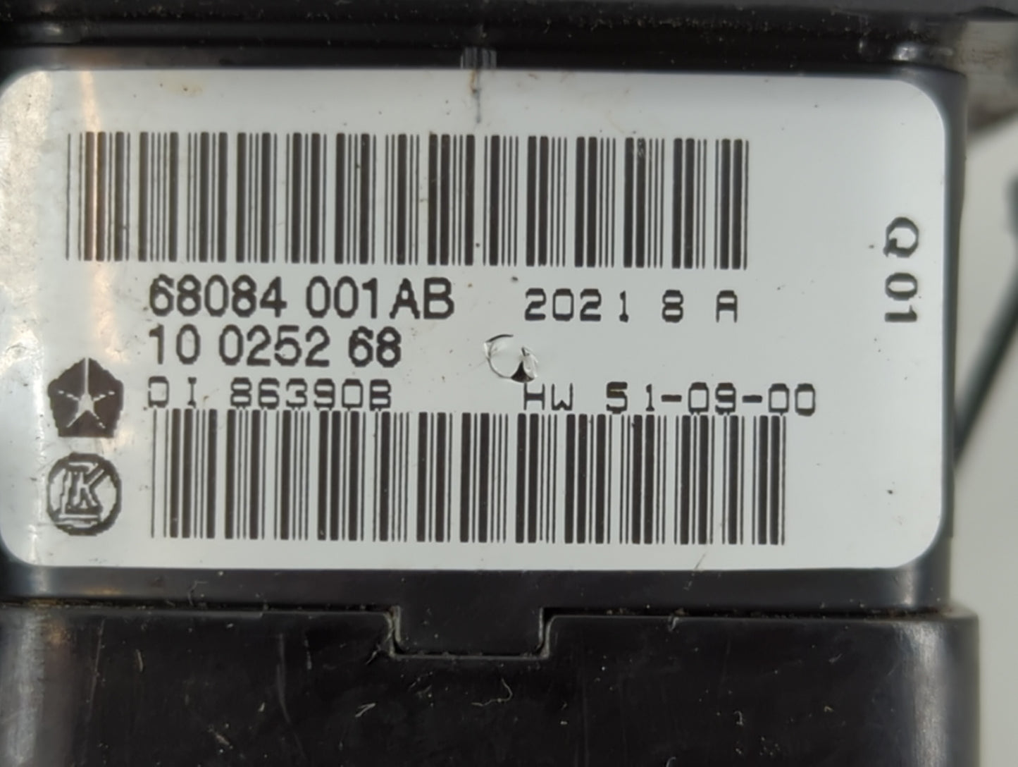 2012 Dodge Journey Master Power Window Switch Replacement Driver Side Left P/N:68084001AB Fits OEM Used Auto Parts - Oemused