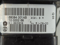 2012 Dodge Journey Master Power Window Switch Replacement Driver Side Left P/N:68084001AB Fits OEM Used Auto Parts - Oemused